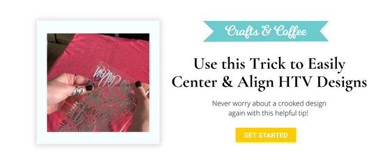 Easiest Trick to Center Your HTV Designs on a T-shirt