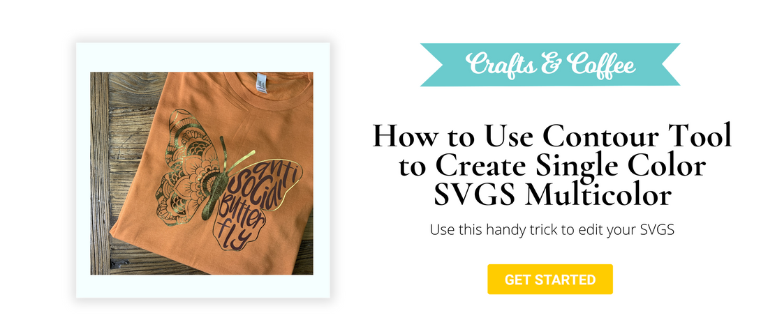 How to Use Contour Tool to Create Single Color SVGS Multicolor
