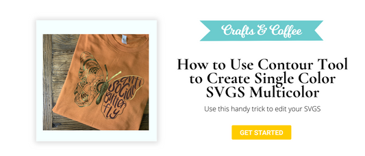 How to Use Contour Tool to Create Single Color SVGS Multicolor