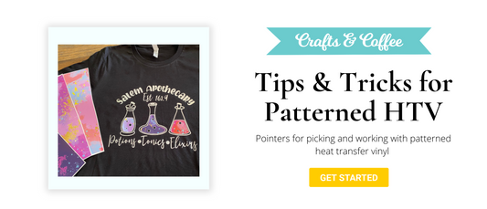 5 Tips & Tricks for Using Patterned Heat Transfer Vinyl