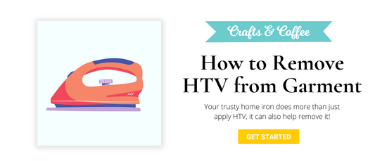 How to Easily Remove Glitter and Matte Heat Transfer Vinyl from Garments