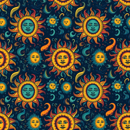 Sun & Moon 12x12 Patterned Vinyl Sheet
