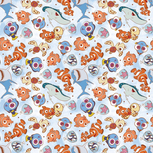 Friendly Fish 12x12 Patterned Vinyl Sheet
