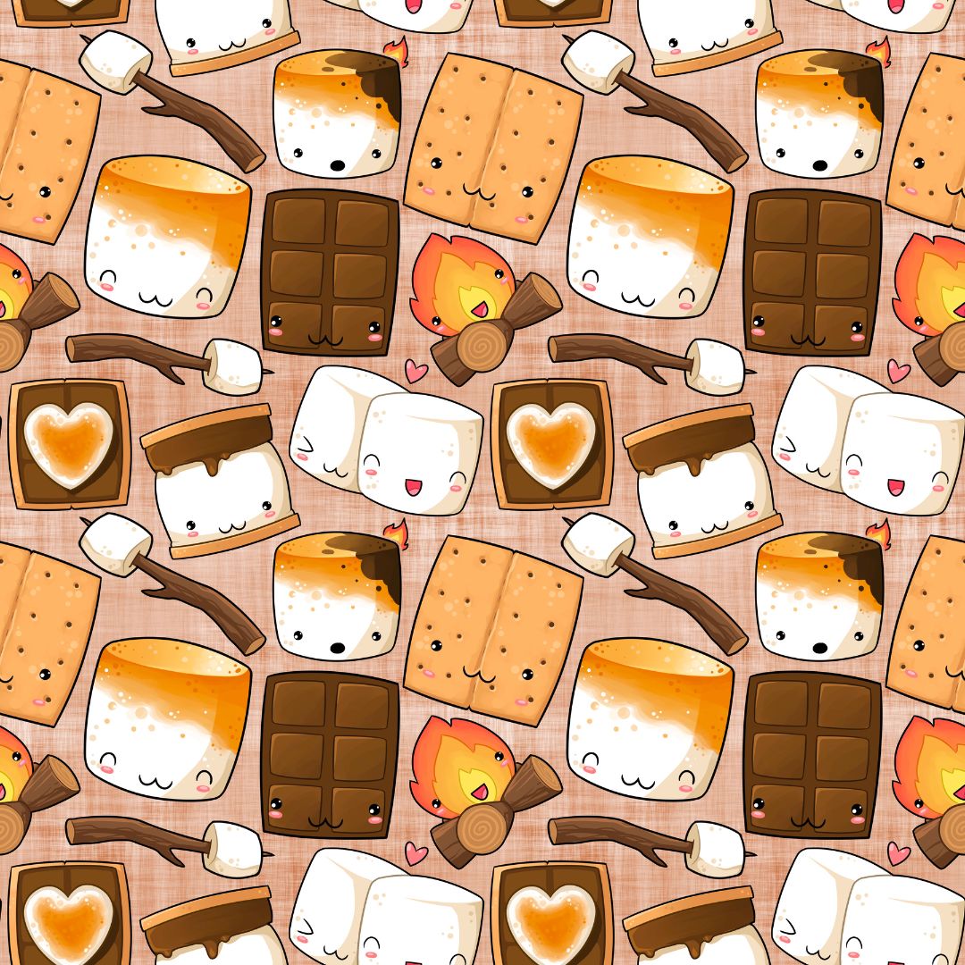 Summer Smores 12x12 Patterned Vinyl Sheet