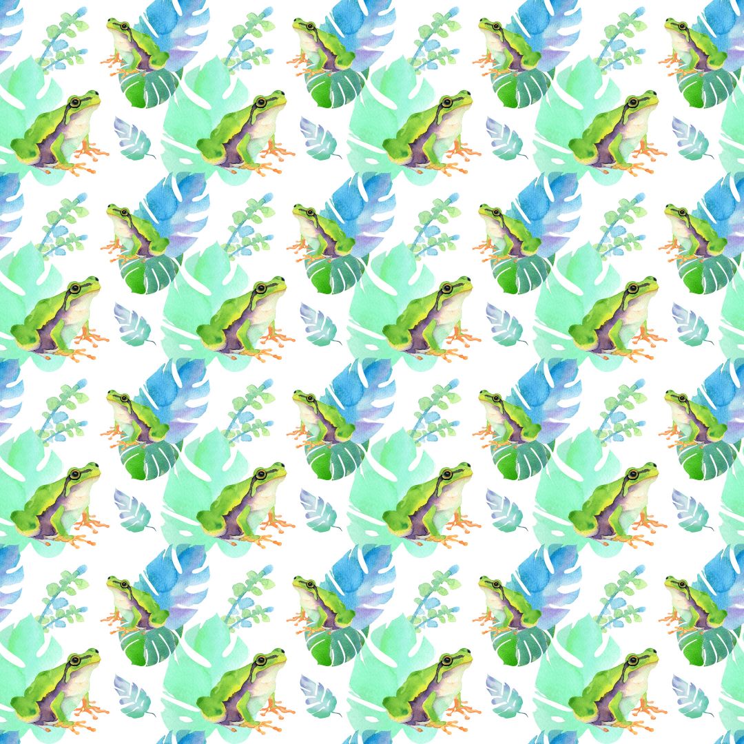 Tree Frogs 12x12 Patterned Vinyl Sheet