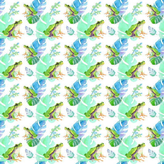 Tree Frogs 12x12 Patterned Vinyl Sheet