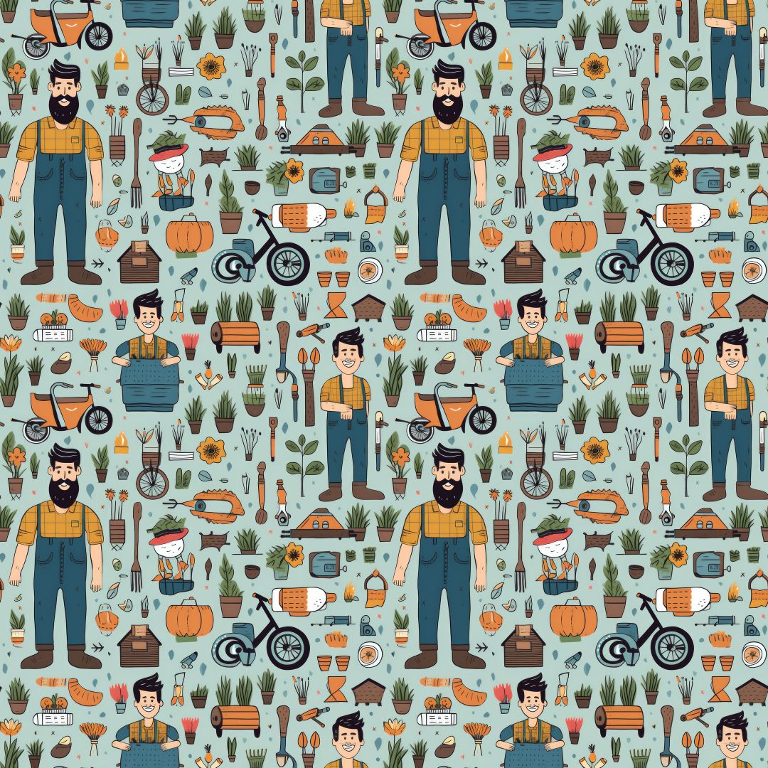 Plant Dad 12x12 Patterned Vinyl Sheet