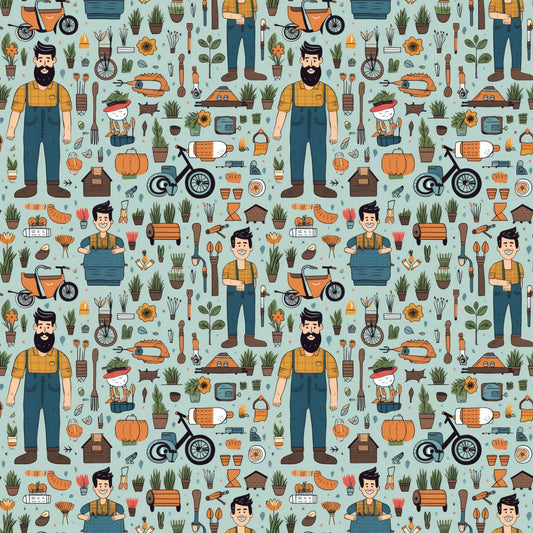 Plant Dad 12x12 Patterned Vinyl Sheet