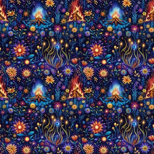 Mystical Campfire 12x12 Patterned Vinyl Sheet