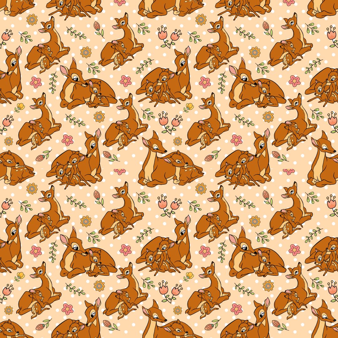 Mom Deer & Fawn 12x12 Patterned Vinyl Sheet