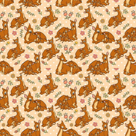 Mom Deer & Fawn 12x12 Patterned Vinyl Sheet