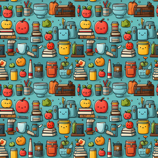 The Back to School Basics 12x12 Patterned Vinyl Sheet