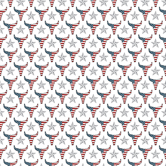 American Bulls 12x12 Patterned Vinyl Sheet