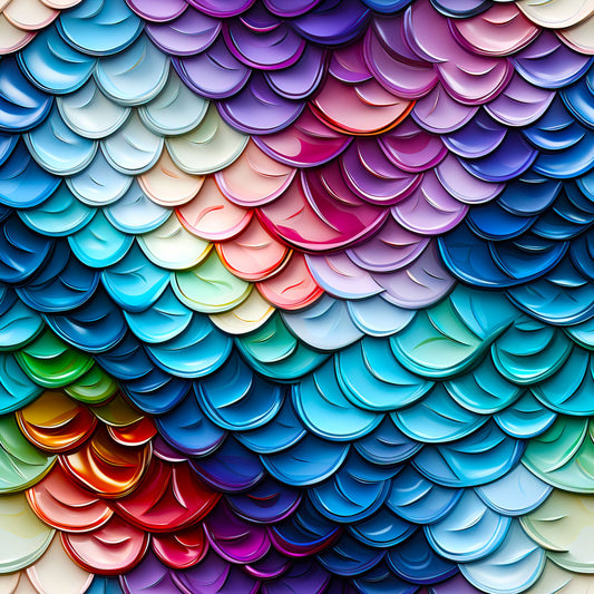 Dragon Scales V.2 12x12 Patterned Vinyl Sheet