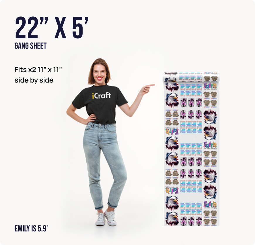 Build a Sublimation Gang Sheet