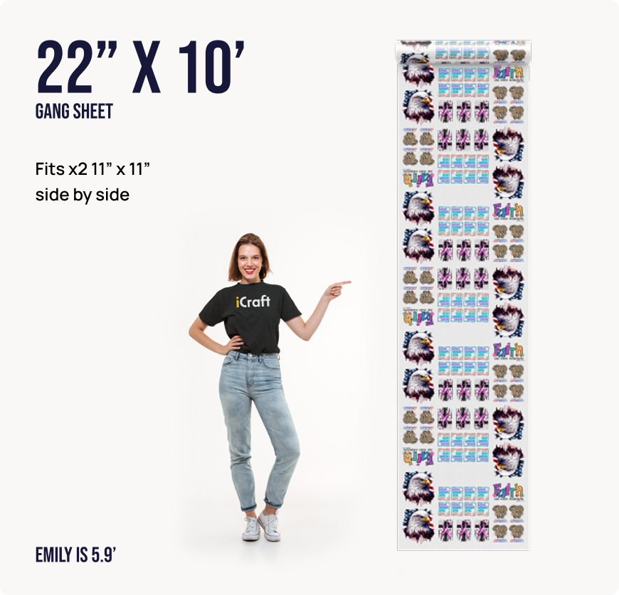 Build a Sublimation Gang Sheet
