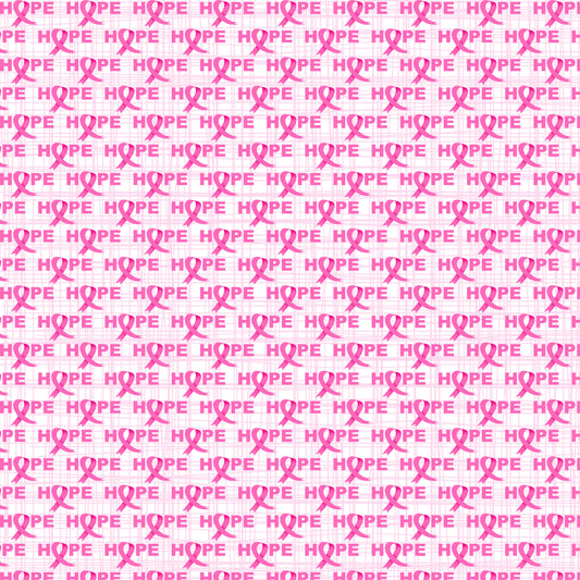 Breast Cancer Hope 12x12 Patterned Vinyl Sheet