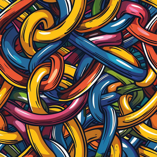 Knots 12x12 Patterned Vinyl Sheet