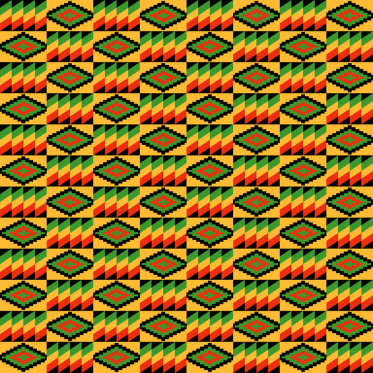 Kwanzaa 12x12 Patterned Vinyl Sheet