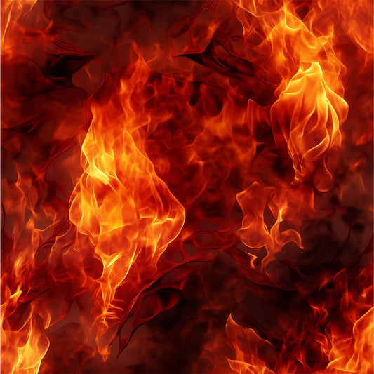 Realistic Fire 12x12 Patterned Vinyl Sheet