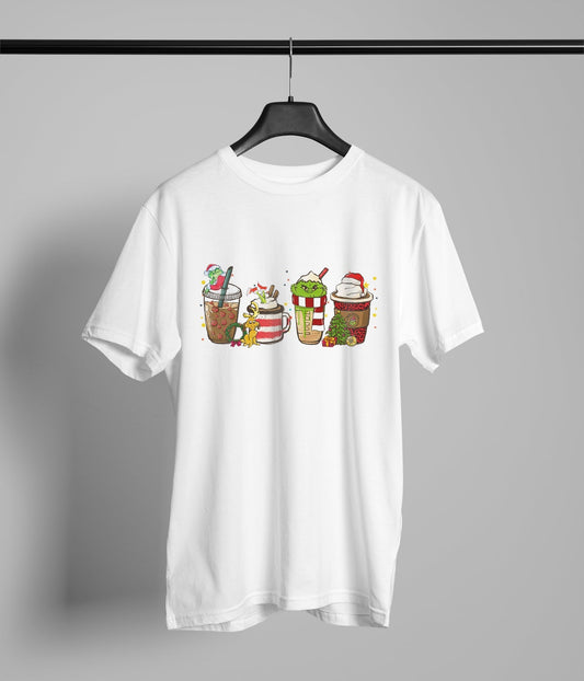 Christmas Coffee Grinch Leopard Print