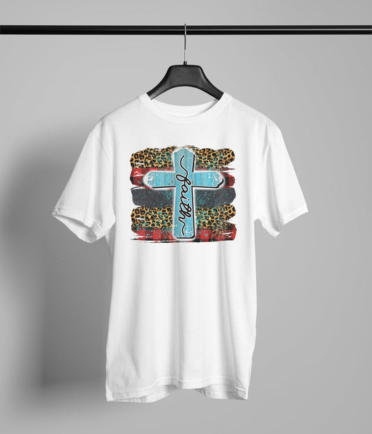 Faith Leopard Buffalo Brush Stroke