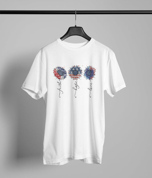Floral Faith Hope Love