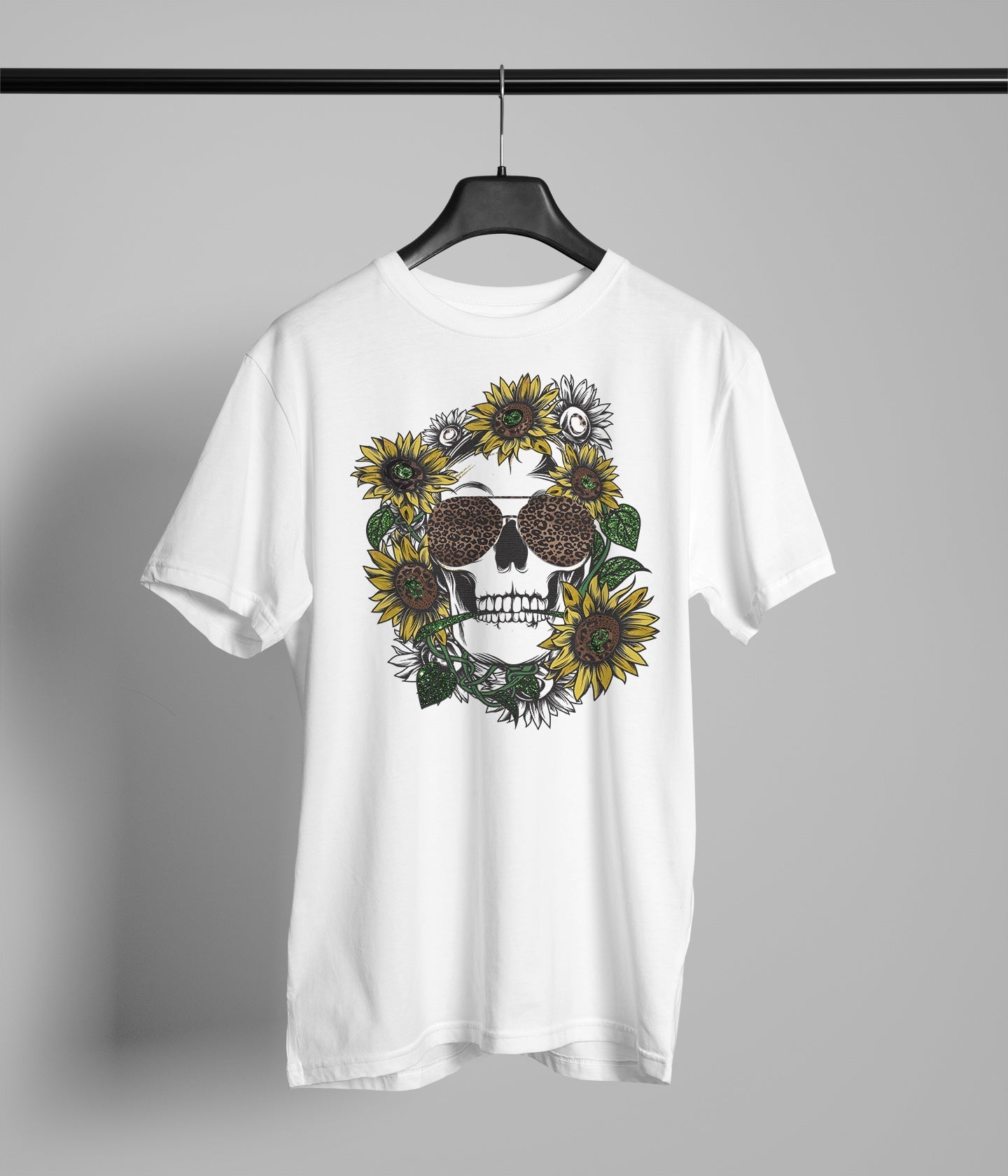 Flowered Skull