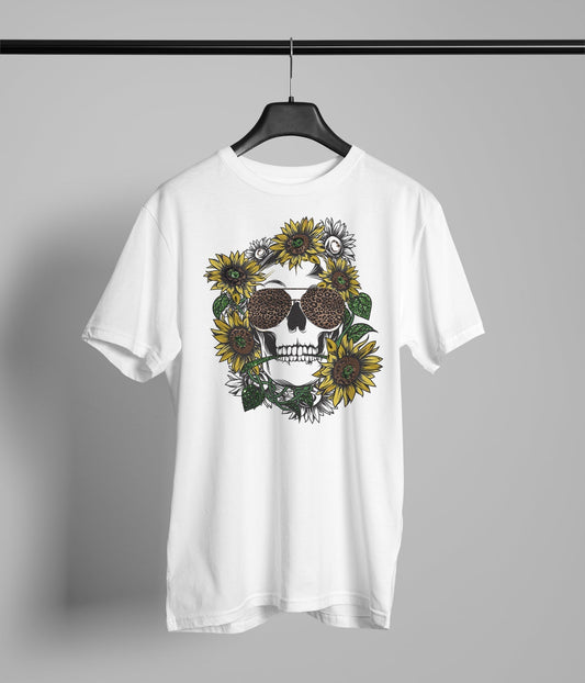 Flowered Skull