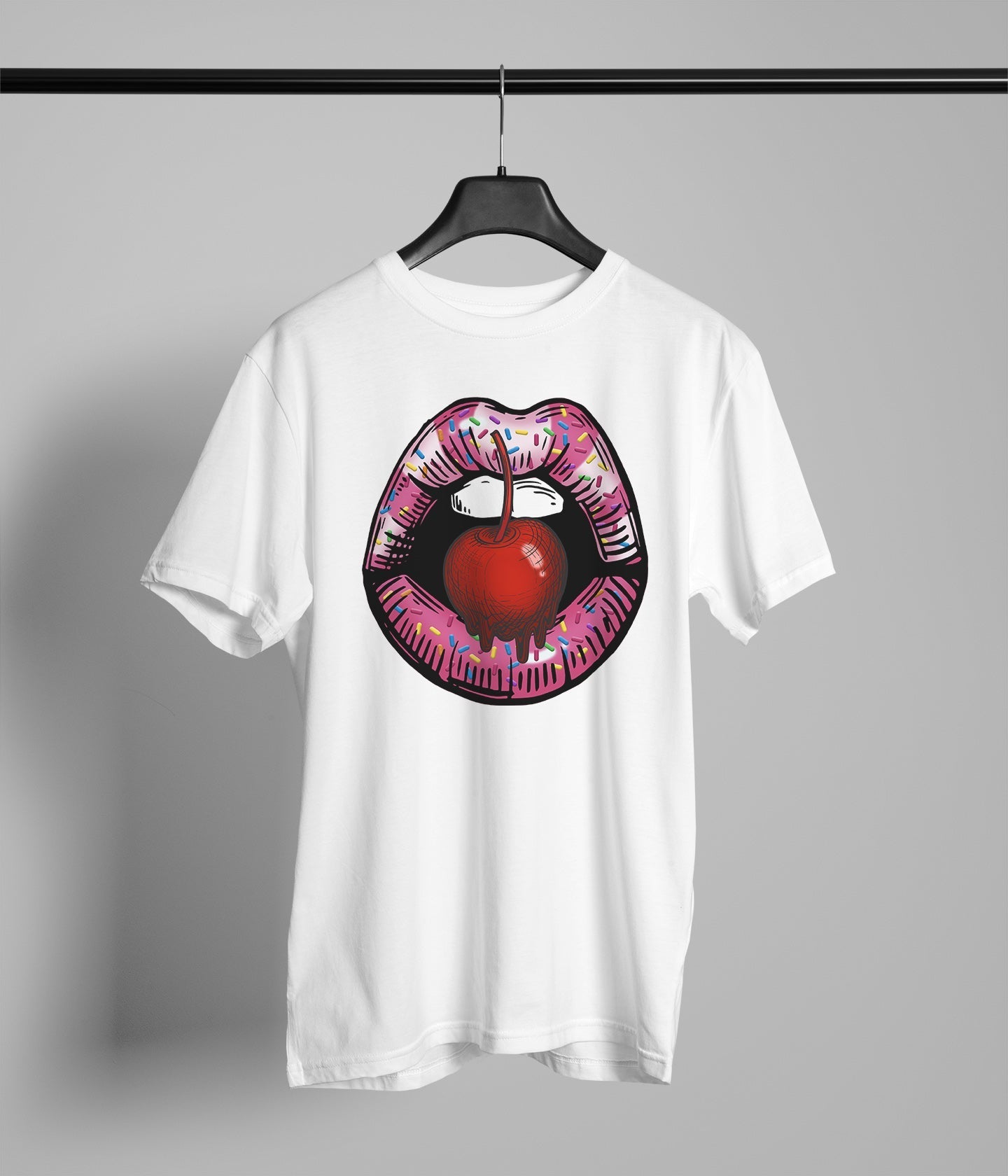 Lips With Cherry