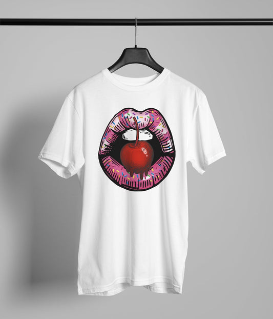 Lips With Cherry