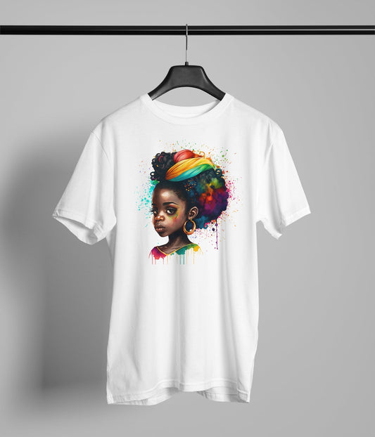 Colorful Little Girl
