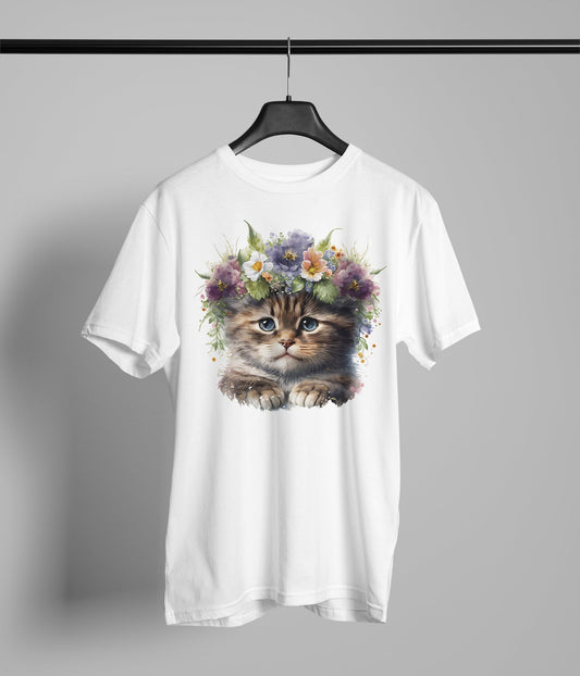 cute Floral Cat