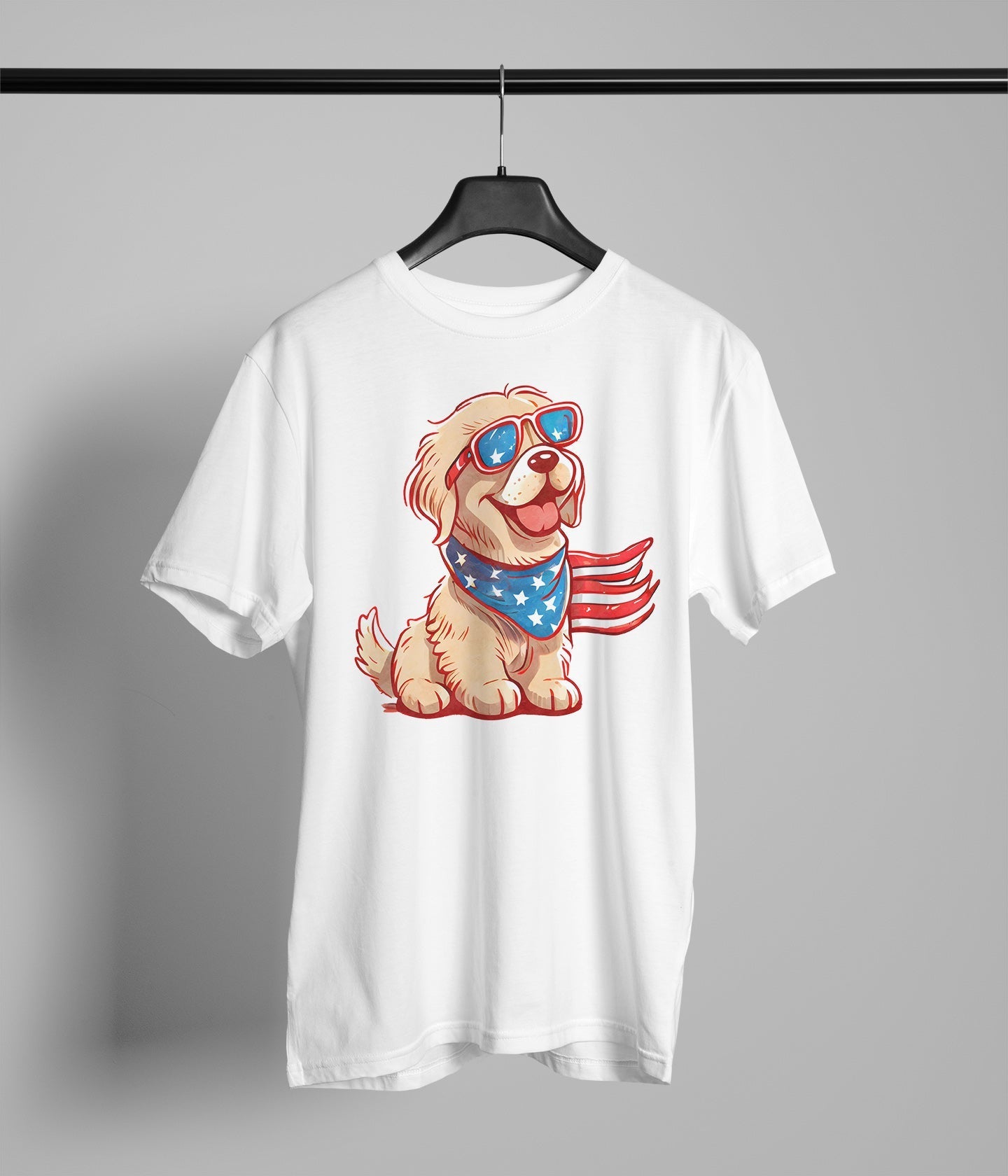 Proud Patriotic Dog