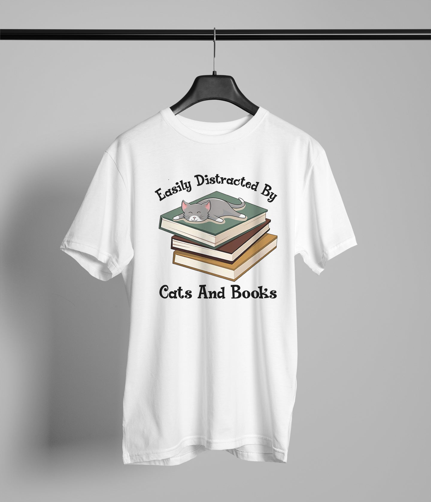 Cat and Books