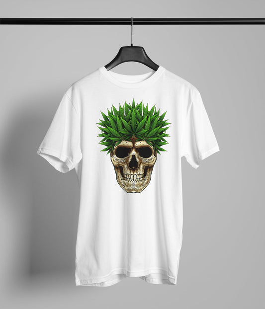 Skull With Medical Marijuana