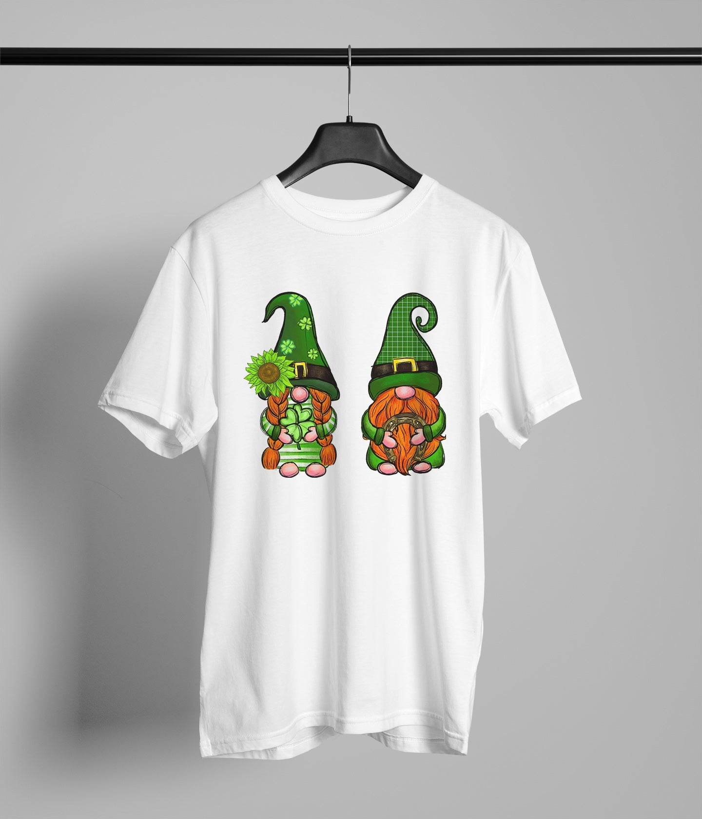 Two Green Lucky Gnomes