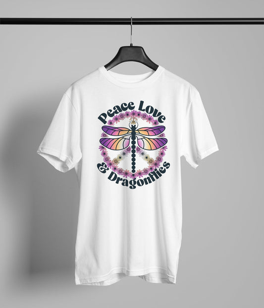 Peace Love Dragonflies