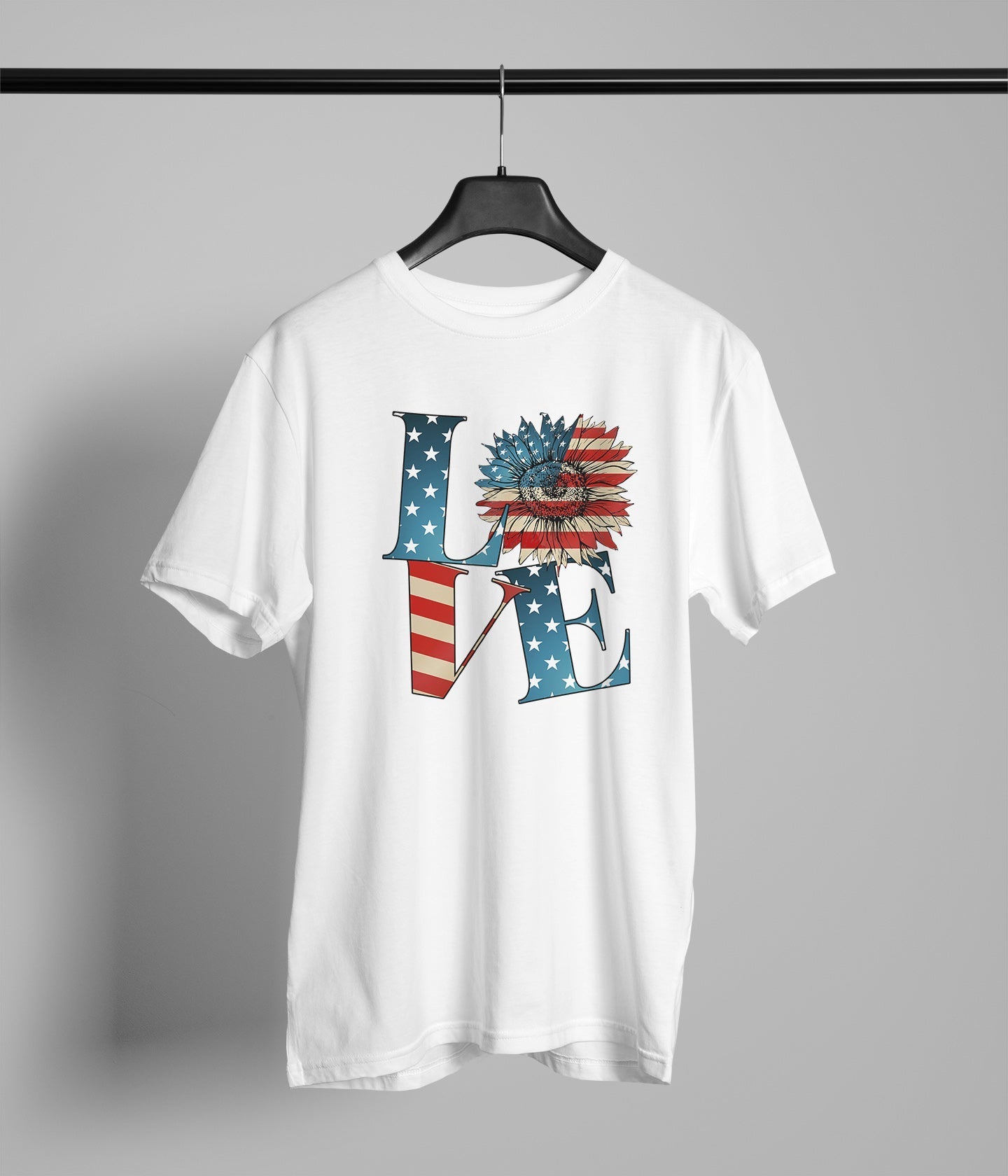 Patriotic Floral Love