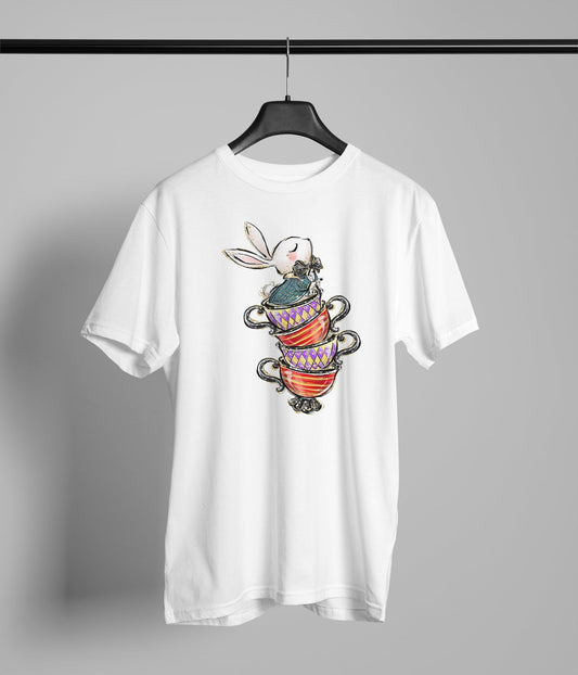 Piled of Cup with Rabbit