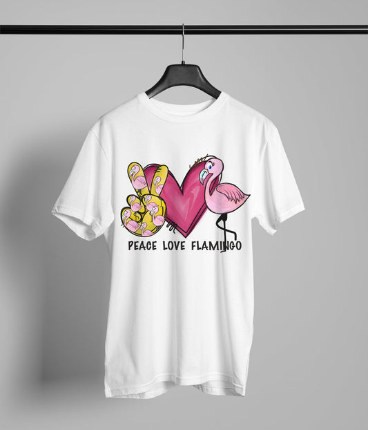Peace Love Flamingo