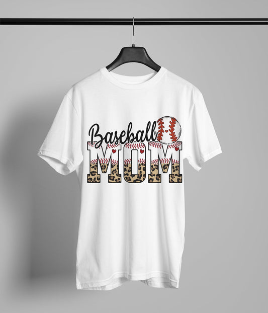 Baseball Mom Leopard Print