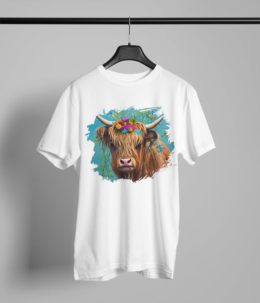 Floral Cow