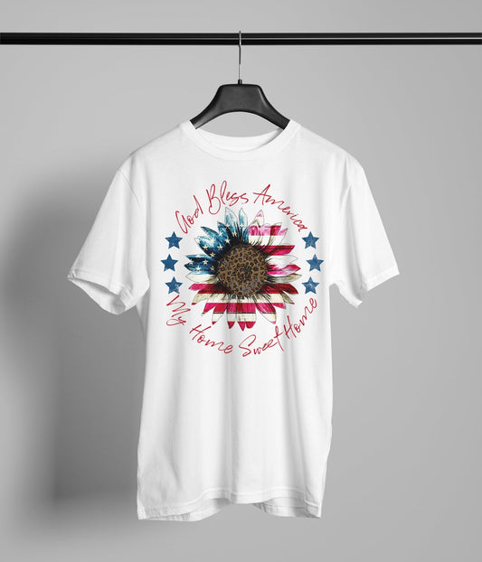God Bless America Sunflower
