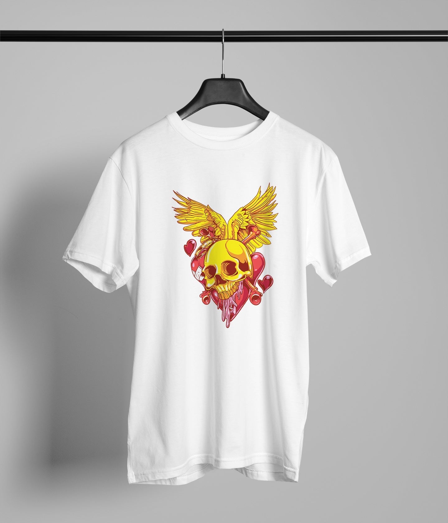 Golden Wing and Skull