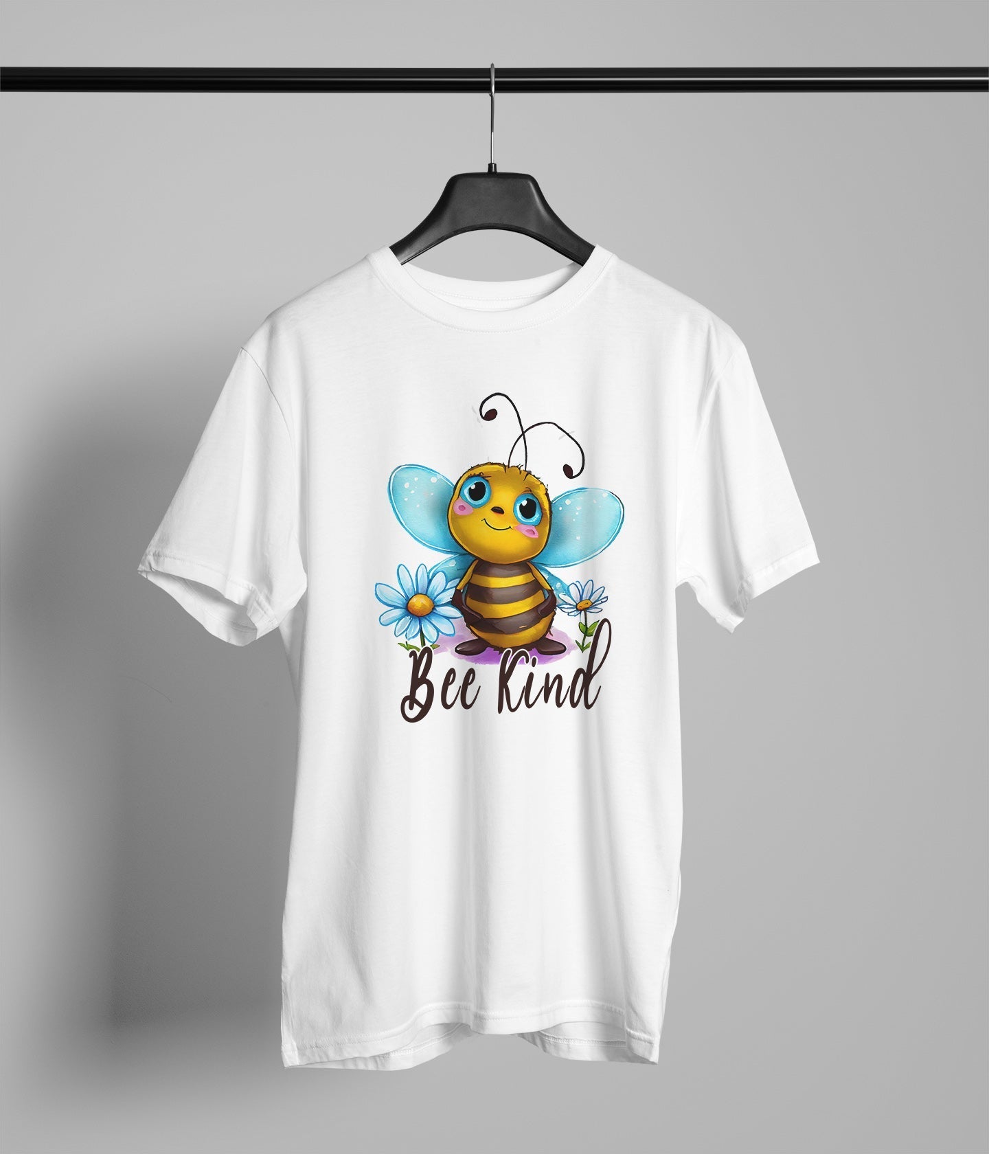 Kind Bee With Floral