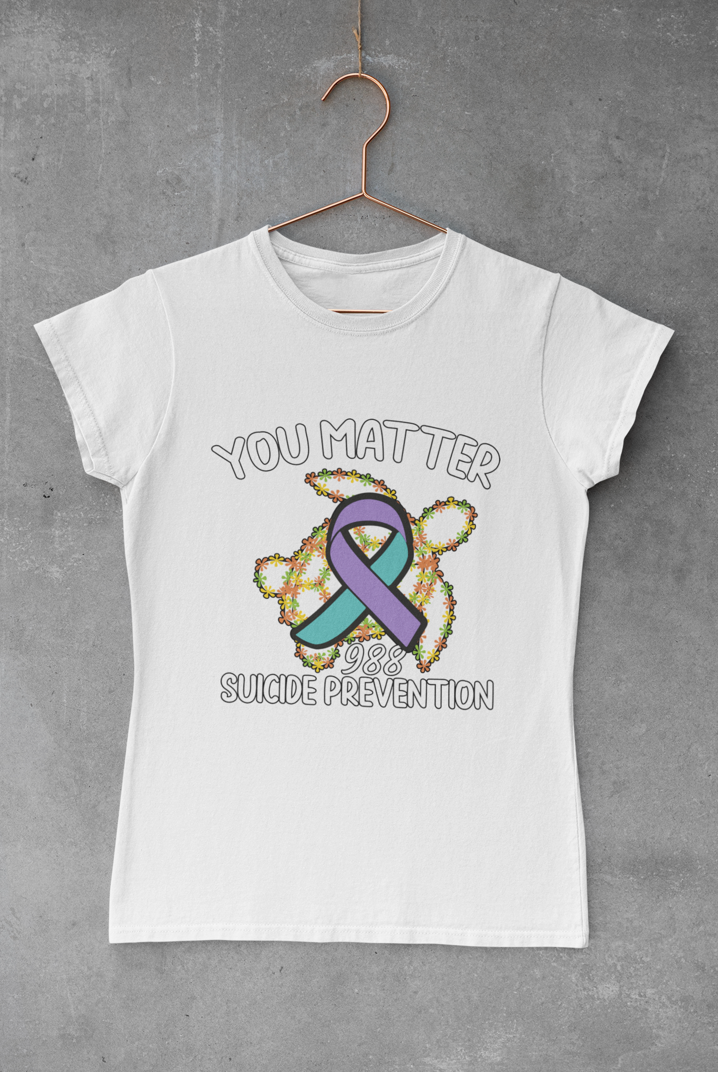 You Matter Turtle Suicide Prevention Awareness Transfer