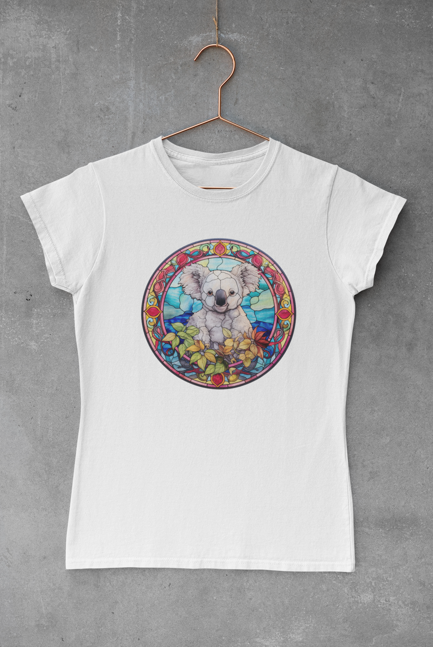 Koala Stain Glass Transfer