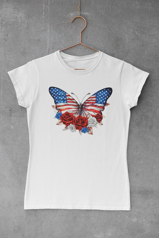 Patriotic Butterflies V2 Transfer