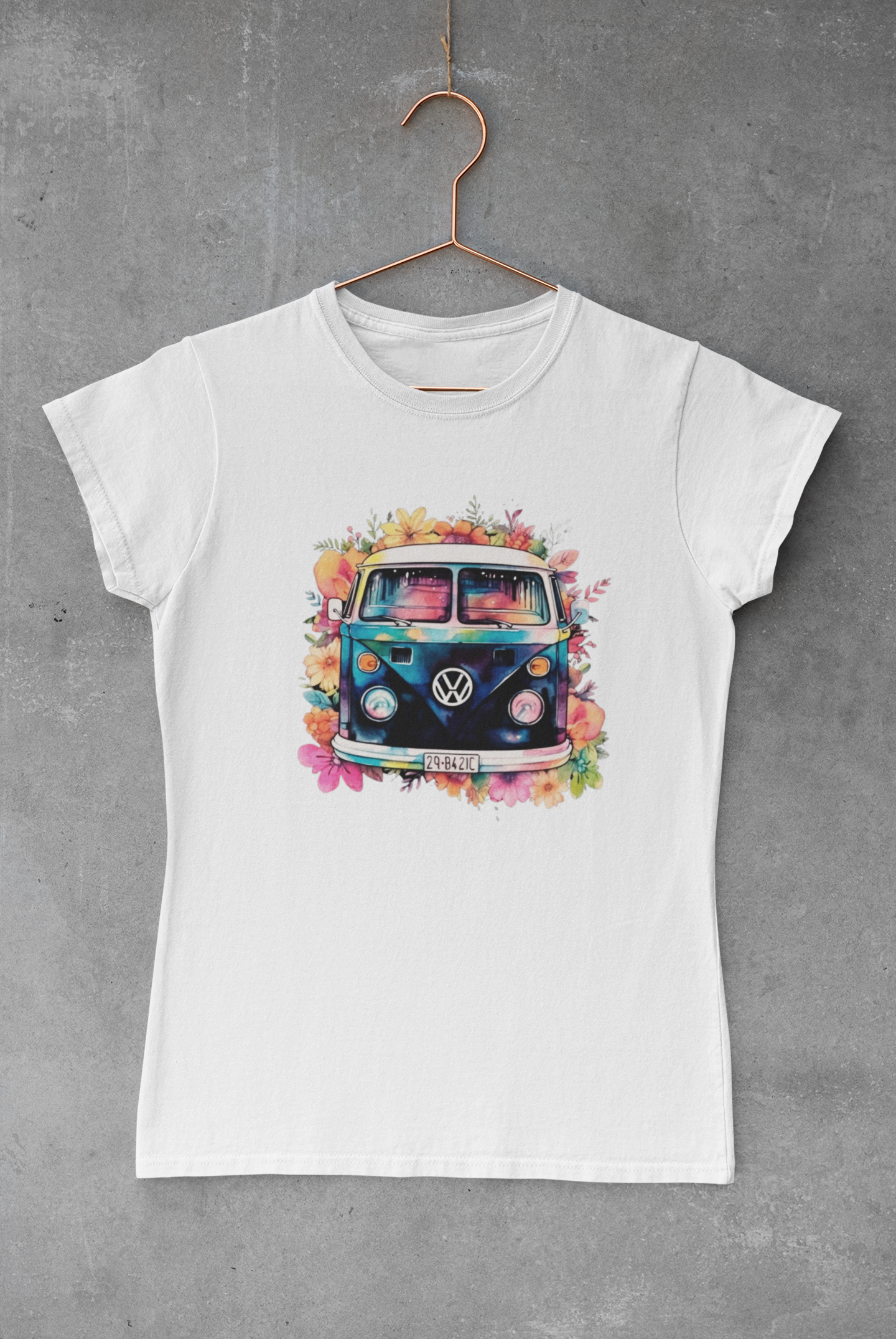 Floral Hippie Bus V2 Transfer